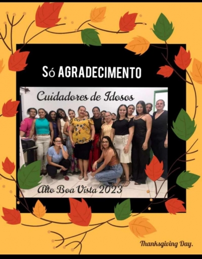 Equipe de Servidores da Casa do Idoso de Alto Boa Vista realiza curso profissionalizante de Cuidador de idosos.